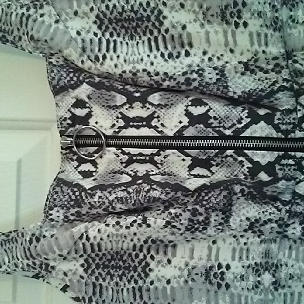 Bar III Python Bodycon Mini Dress - Picture 4 of 7